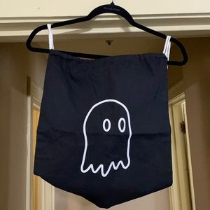 Lonely Ghost Drawstring Bag